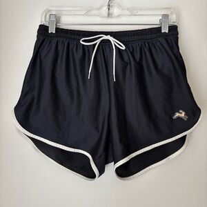 Tracksmith Van Cortlandt Shorts Men’s Medium Black Cream 2:09 Mesh Running NDO